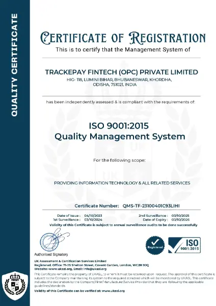 ISO 9001:2015 Certification